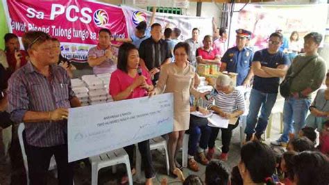 PCSO Hands Over Check for Calamity Assistance At Cebu City.